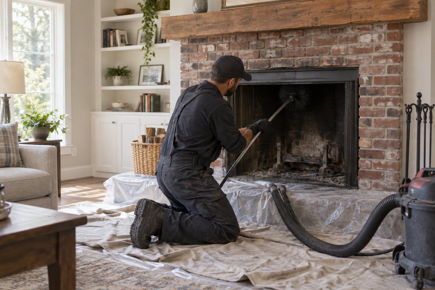 Fireplace Cleaning & Inspection service